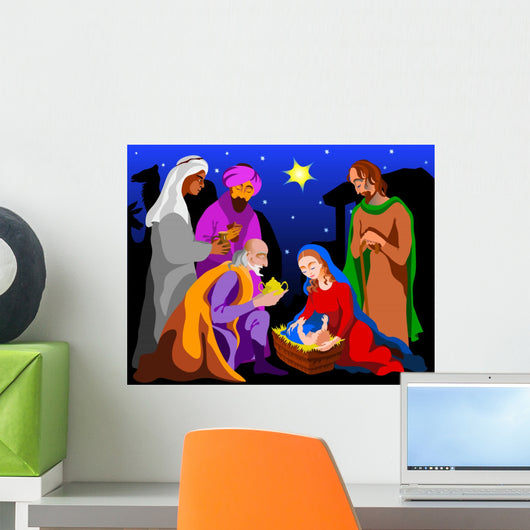Holy Family Wall Mural