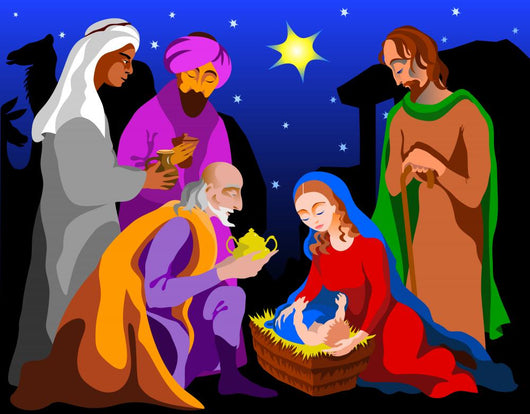 Holy Family Wall Mural