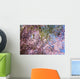 Spring Blossoms Reflecting In Lake Wall Mural