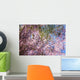 Spring Blossoms Reflecting In Lake Wall Mural