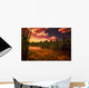 Sunset Over A Lake Wall Mural