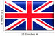 uk fahne united kingdom flag Wall Decal