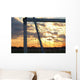Soccer Field and Sunset Wall Decal Design 2