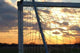 Soccer Field and Sunset Wall Mural