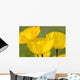 Yellow Poppies Wall Mural