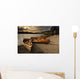 Canoes On The Shore, Keswick, Cumbria, England Wall Mural