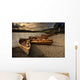 Canoes On The Shore, Keswick, Cumbria, England Wall Mural