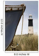 Abandoned Boat And Lighthouse, Humberside, England Wall Mural