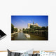 Notre Dame Cathedral And The Seine River, Paris, France, Europe Wall Mural