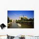Notre Dame Cathedral And The Seine River, Paris, France, Europe Wall Mural