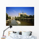 Notre Dame Cathedral And The Seine River, Paris, France, Europe Wall Mural