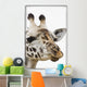 Portrait Of African Giraffe Wall Mural