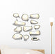 Speech and Thought Bubbles Wall Stickers