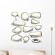 Speech and Thought Bubbles Wall Stickers