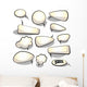 Speech and Thought Bubbles Wall Stickers