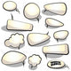 Speech and Thought Bubbles Wall Decal