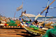 Fishing boats on beach Ghana Wall Mural