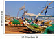 Fishing boats on beach Ghana Wall Mural