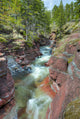 River Through Canyon, Waterton Lakes National Park, Alberta Wall Mural