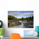 Waterfall, Elbow River, Kananaskis Country, Alberta Wall Mural