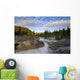 Waterfall, Elbow River, Kananaskis Country, Alberta Wall Mural