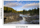 Waterfall, Elbow River, Kananaskis Country, Alberta Wall Mural