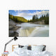 Waterfall, Elbow River, Kananaskis Country, Alberta Wall Mural