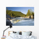 Waterfall, Elbow River, Kananaskis Country, Alberta Wall Mural