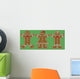 Gingerbread People Wall Mural