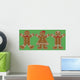 Gingerbread People Wall Mural