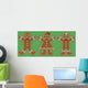 Gingerbread People Wall Mural