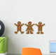 Gingerbread People Wall Mural