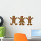Gingerbread People Wall Mural