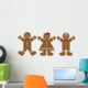 Gingerbread People Wall Mural