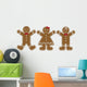 Gingerbread People Wall Mural