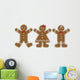 Gingerbread People Wall Mural