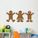 Gingerbread People Wall Mural