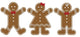 Gingerbread People Wall Mural
