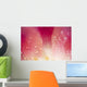 Close Up Of Dew On Tulip Petal Wall Mural