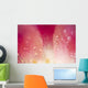 Close Up Of Dew On Tulip Petal Wall Mural