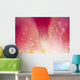 Close Up Of Dew On Tulip Petal Wall Mural