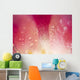 Close Up Of Dew On Tulip Petal Wall Mural