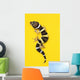 Baby Leopard Gecko On Yellow Wall Mural