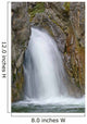 Cat Creek Falls, Kananaskis, Alberta Wall Mural