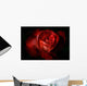 Dark Red Rose Wall Mural
