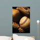 Baseball Bat, Ball, Glove Wall Mural