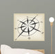 Grunge Compass Vector