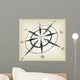 Grunge Compass Vector