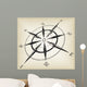 Grunge Compass Vector