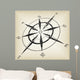 Grunge Compass Vector
